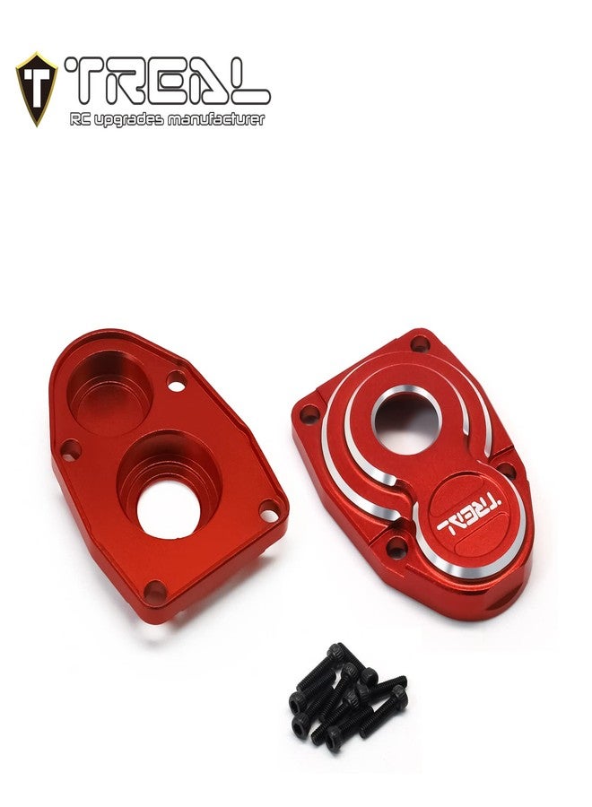 أغطية البوابات الخارجية Treal Axial Capra/SCX10 III المصنوعة من الألومنيوم 7075 غطاء محور البوابة الأمامي أو الخلفي (أحمر) - Image 2